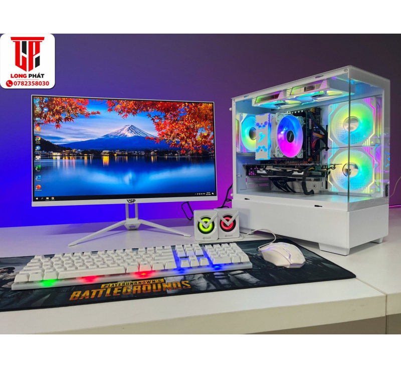 Bộ PC GAMING LP04 WHITE EDITION