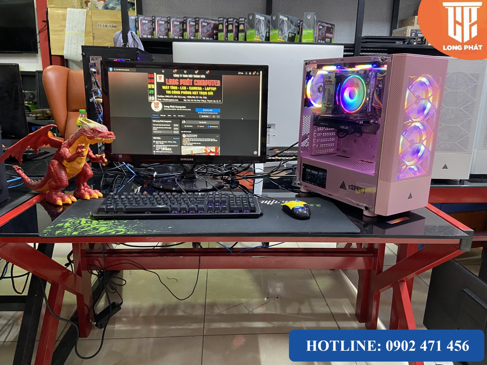 Build dàn pc 10tr tại Long Phát Computer