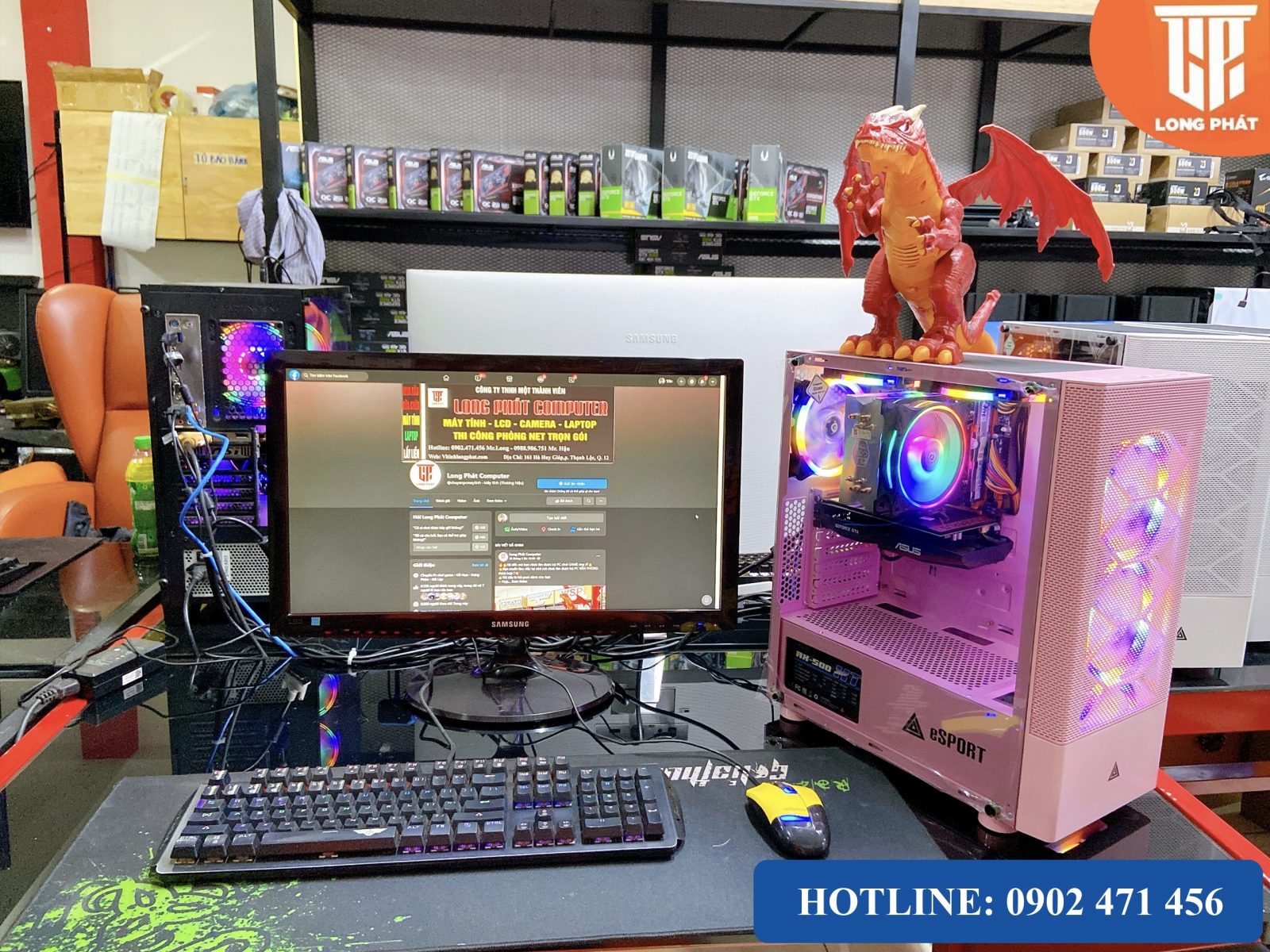 Build full bộ pc gaming tại Long Phát Computer