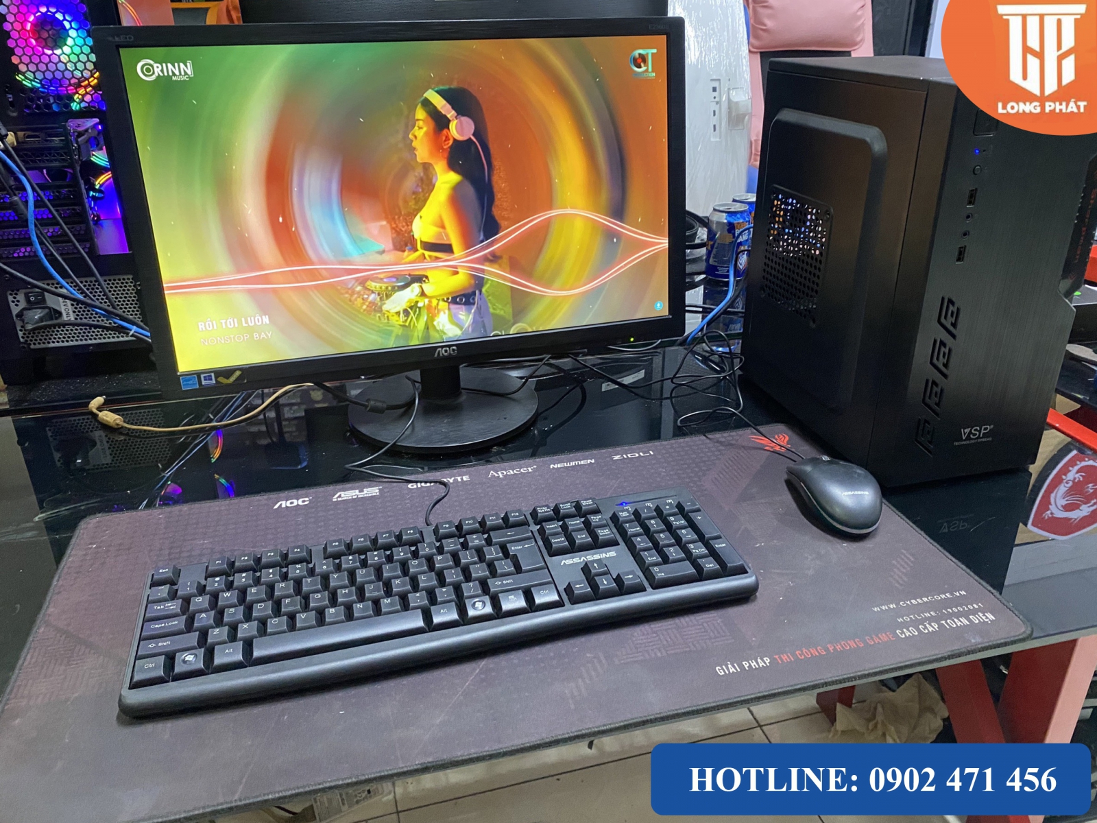 PC Intel Core i3 10100 RAM 8G - Long Phát