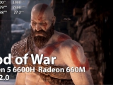 Ngạc nhiên chưa? iGPU AMD Radeon 660M cân được cả God of War 30fps trên màn FullHD
