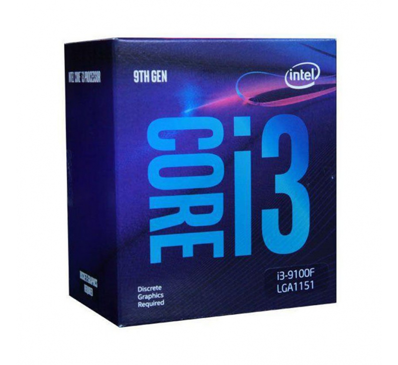 CPU Intel Core i3-9100F (3.6Ghz, 4 nhân 4 luồng, 6MB Cache, 65W) - Socket Intel LGA 1151-v2