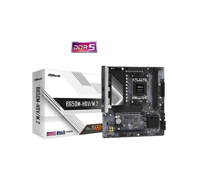 Bo mạch chủ Asrock B650M HDV/M2 DDR5