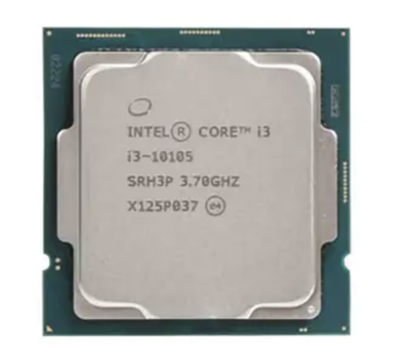  CPU Intel Core i3 10105 Tray New (3.70 Up to 4.40GHz, 6M, 4 Cores 8 Threads) – Socket LGA1200