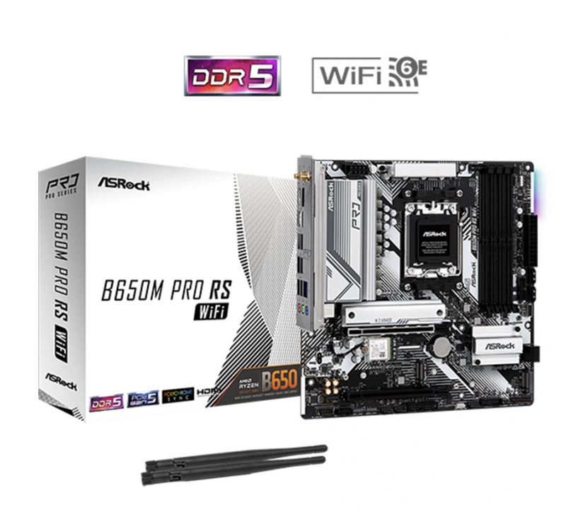 Bo mạch chủ Asrock B650M PRO RS WIFI DDR5