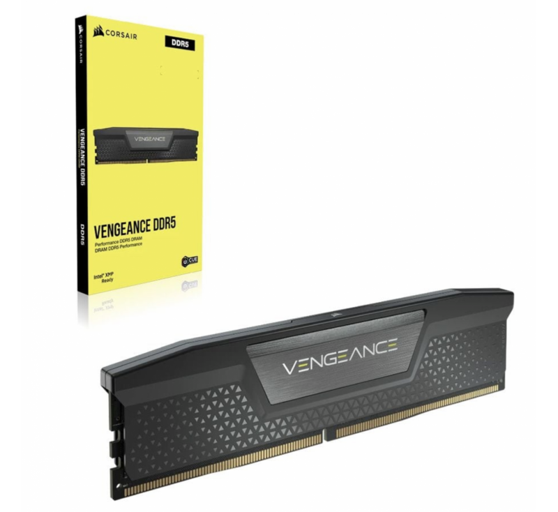 Ram 5 16G Bus 5600 Corsair Vengeance Black Tản Nhiệt 1X16G (CMK16GX5M1B5600C40)