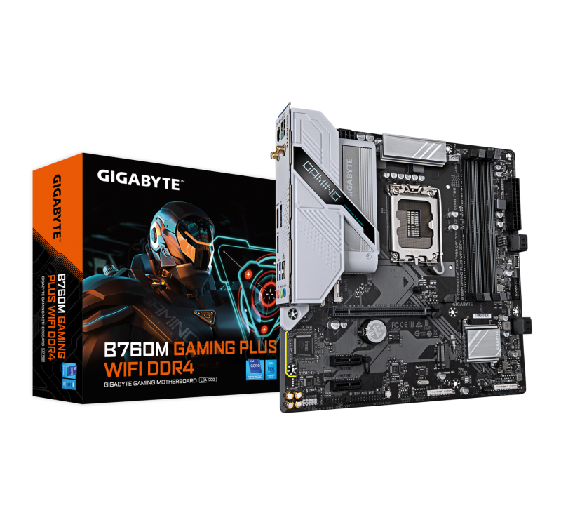 Bo mạch chủ GIGABYTE B760M GAMING PLUS WIFI DDR4
