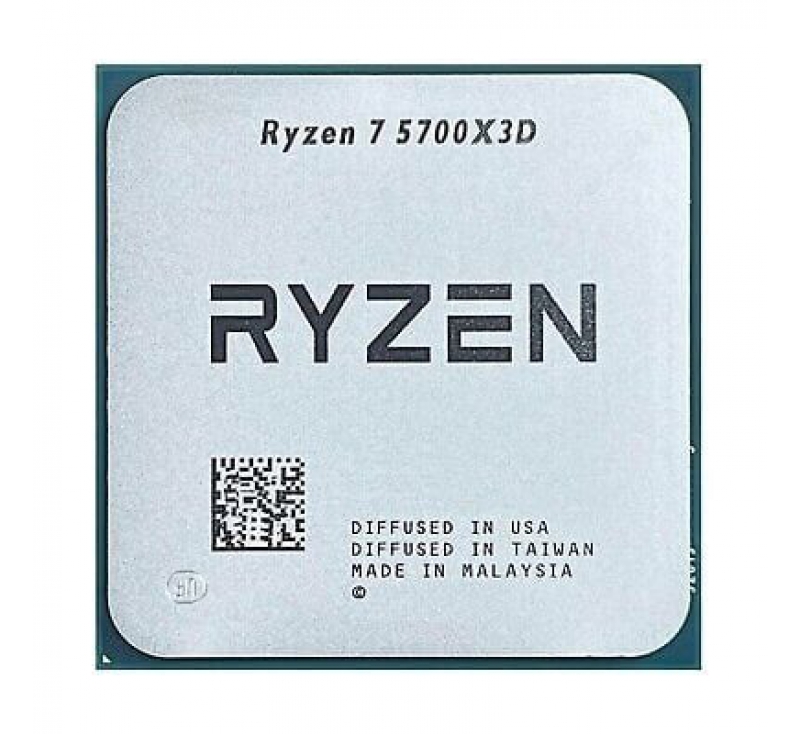 Chip xử lý CPU AMD Ryzen 7 5700X3D (3.0GHz Upto 4.1GHz / 100MB / 8 Cores, 16 Threads / 105W / Socket AM4) - Tray