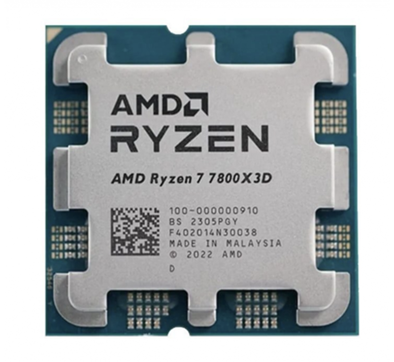 CPU AMD Ryzen 7 7800X3D (AMD AM5 - 8 Core - 16 Thread - Base 4.2Ghz - Turbo 5.0Ghz - Cache 104MB) (Tray chính hãng)