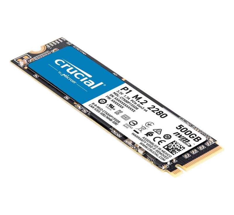 Ổ cứng SSD Crucial P1 500GB M.2 2280 NVMe - CT500P1SSD8