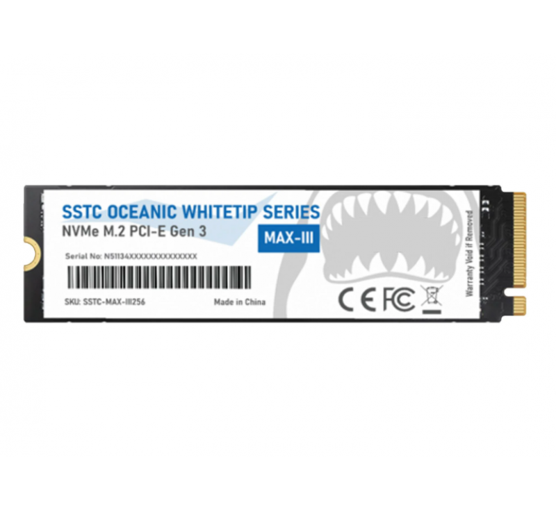 Ổ cứng SSD SSTC Oceanic Whitetip NVMe M.2 MAX-III 256GB