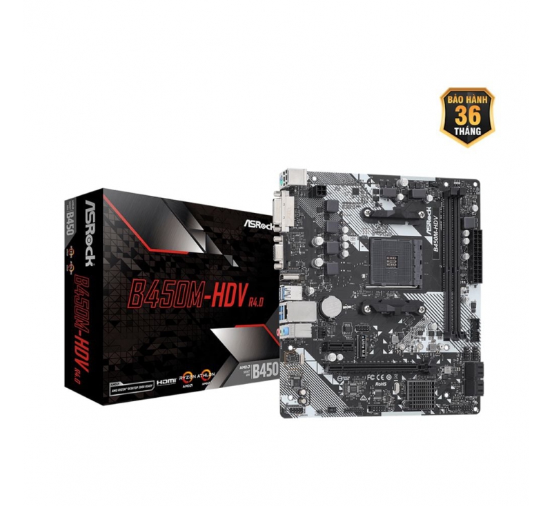 Mainboard Asrock B450M-HDV R4.0