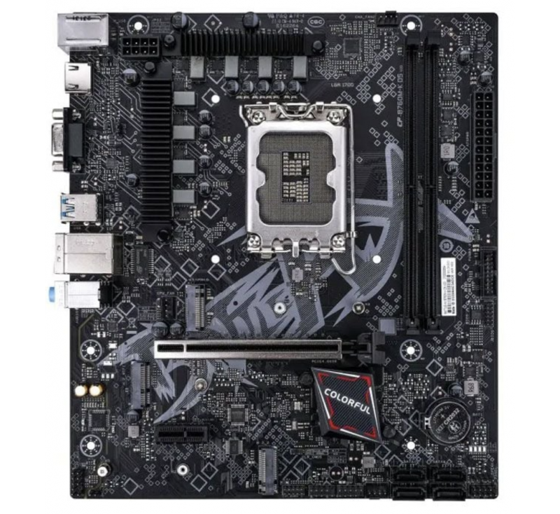 Mainboard Colorful BATTLE-AX B760M-K D5 V20 | Intel B760, Socket 1700, M-ATX, 2 khe DDR5