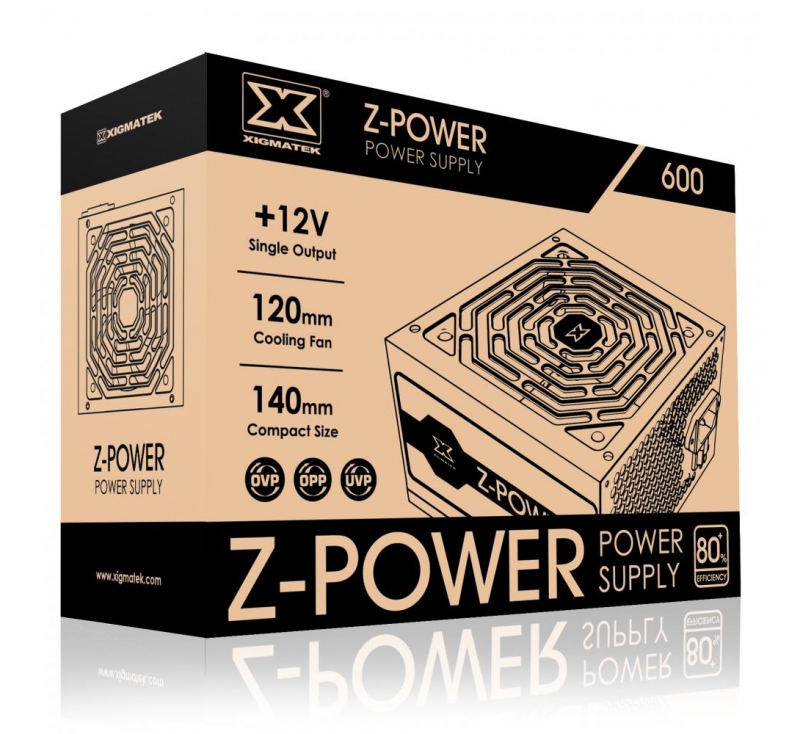 Nguồn máy tính Xigmatek Z-POWER 600W