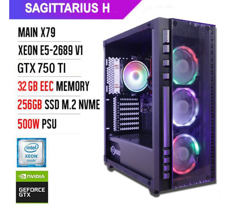 PC Workstation Sagittarius - Render, Giả lập, Máy ảo - Xeon E5-2689 V1 / 32GB ECC / GTX 750Ti 2G