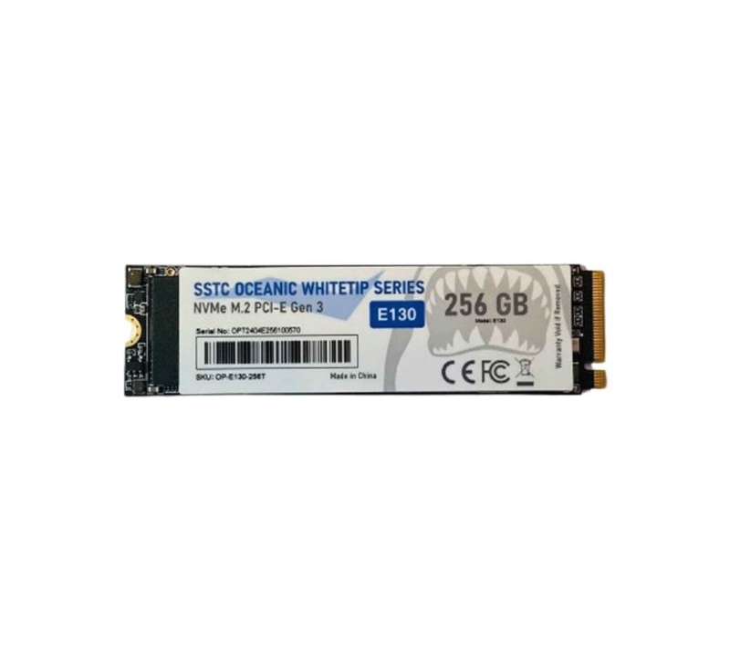 SSD SSTC 256G NVMe M.2 OCEANIC WHITETIP E130 GEN 3 New
