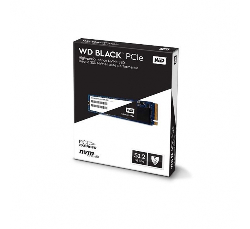 SSD WD Black M.2 PCIe 512GB