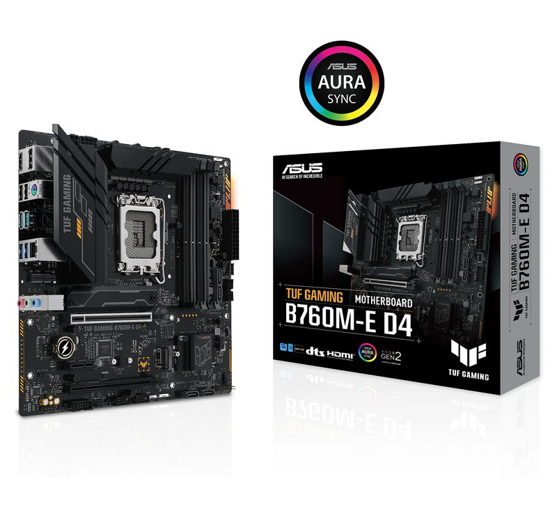 Bo mạch chủ ASUS B760M E TUF GAMING DDR4